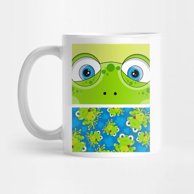 Cute Cartoon Frog by markmurphycreative